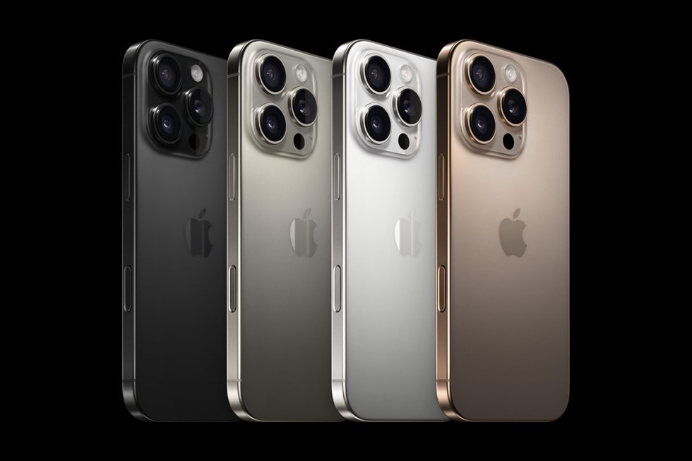 Apple iPhone 16 Pro dört titanyum renk seçeneği