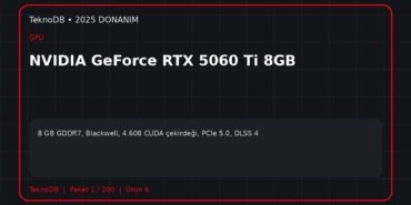 NVIDIA GeForce RTX 5060 Ti 8GB