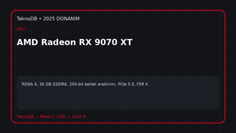 AMD Radeon RX 9070 XT