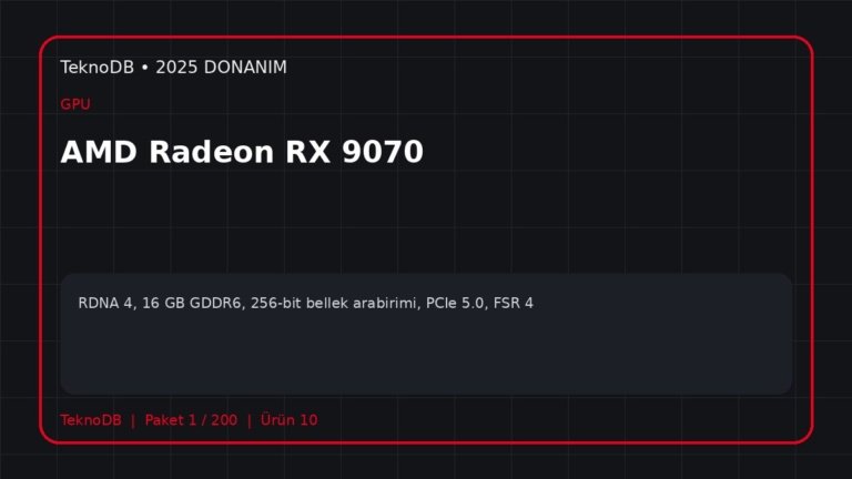 AMD Radeon RX 9070