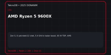 AMD Ryzen 5 9600X