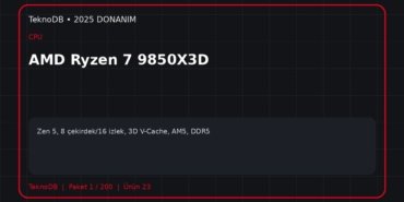 AMD Ryzen 7 9850X3D