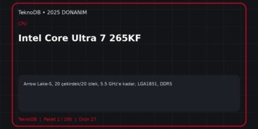Intel Core Ultra 7 265KF
