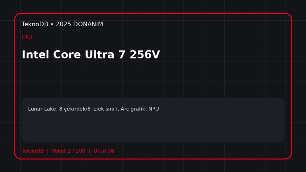 Intel Core Ultra 7 256V