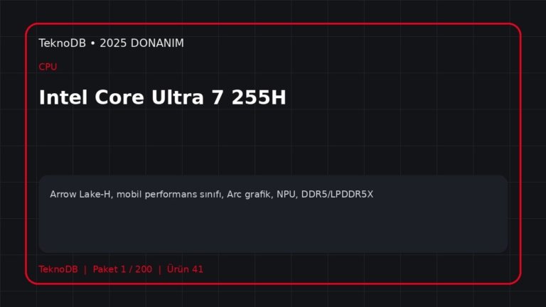 Intel Core Ultra 7 255H