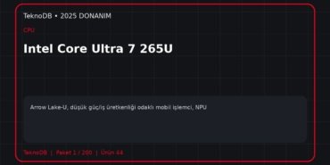 Intel Core Ultra 7 265U