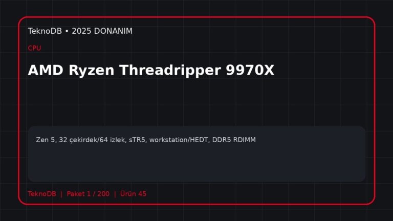 AMD Ryzen Threadripper 9970X