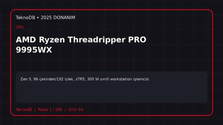 AMD Ryzen Threadripper PRO 9995WX