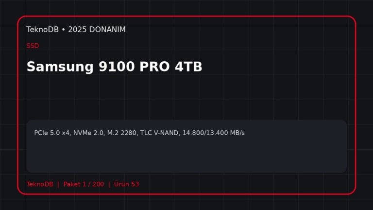 Samsung 9100 PRO 4TB