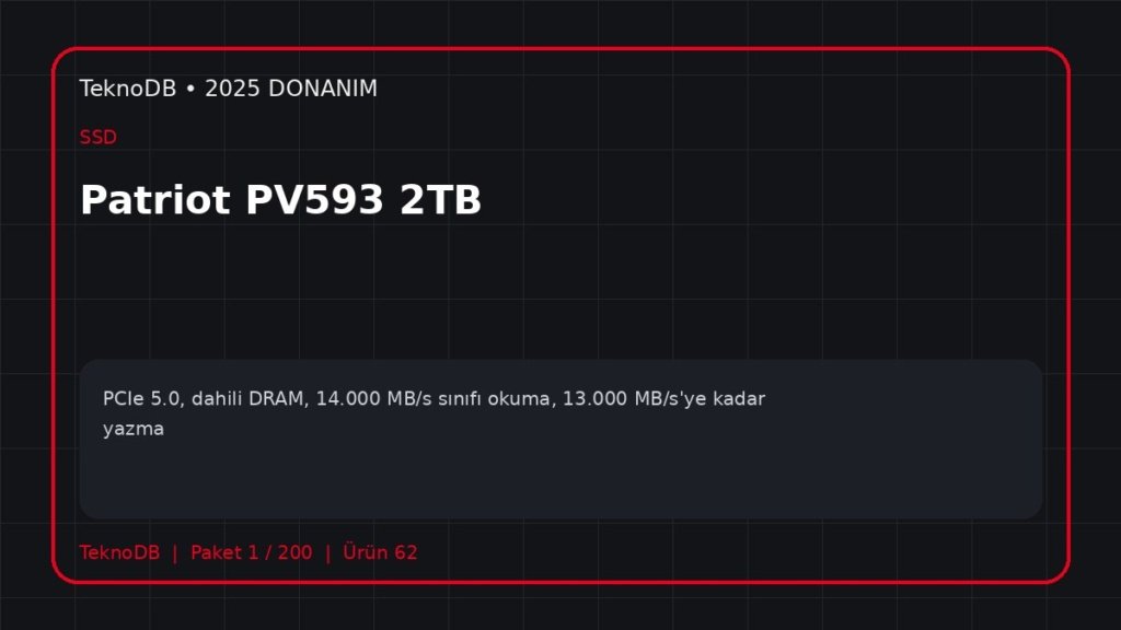 Patriot PV593 2TB