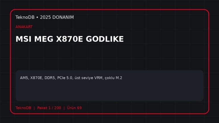 MSI MEG X870E GODLIKE