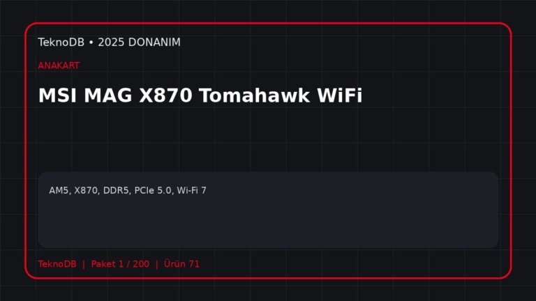 MSI MAG X870 Tomahawk WiFi