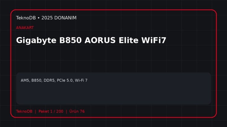 Gigabyte B850 AORUS Elite WiFi7