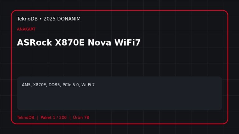 ASRock X870E Nova WiFi7