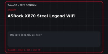 ASRock X870 Steel Legend WiFi