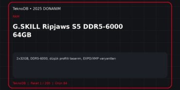 G.SKILL Ripjaws S5 DDR5-6000 64GB