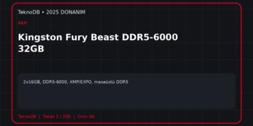 Kingston Fury Beast DDR5-6000 32GB