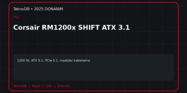Corsair RM1200x SHIFT ATX 3.1