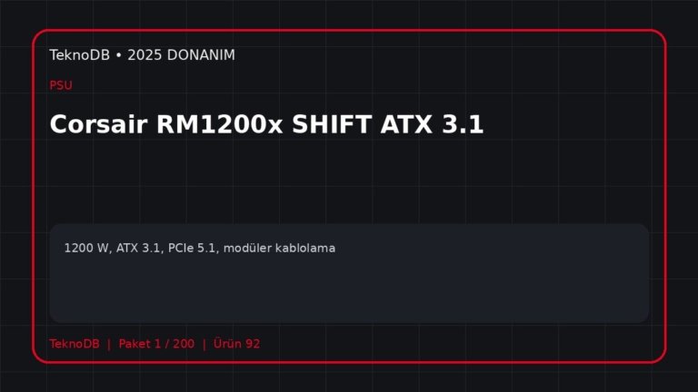 Corsair RM1200x SHIFT ATX 3.1