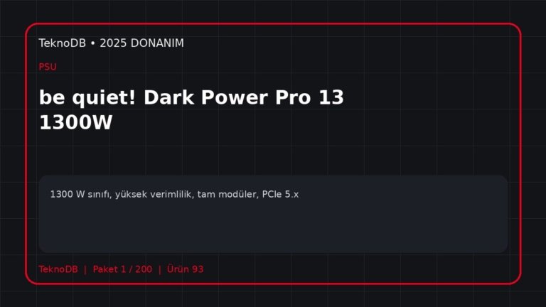 be quiet! Dark Power Pro 13 1300W