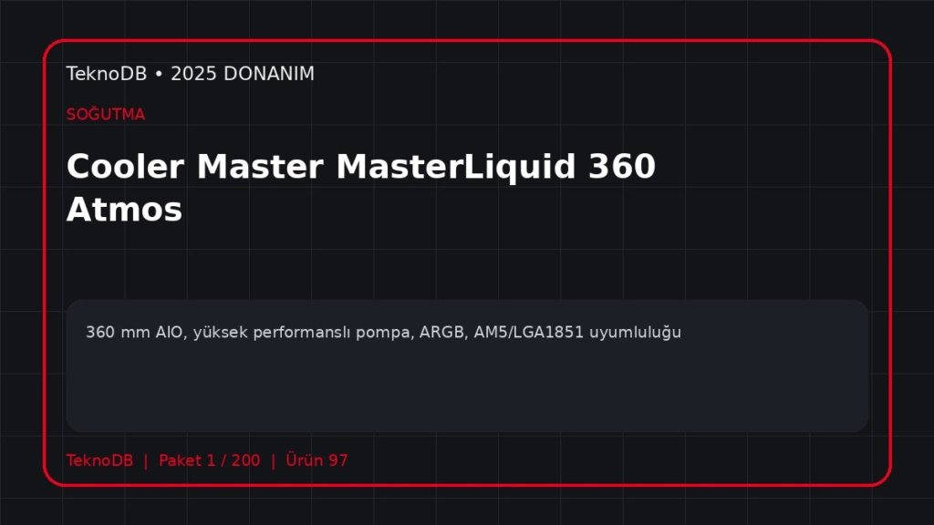 Cooler Master MasterLiquid 360 Atmos