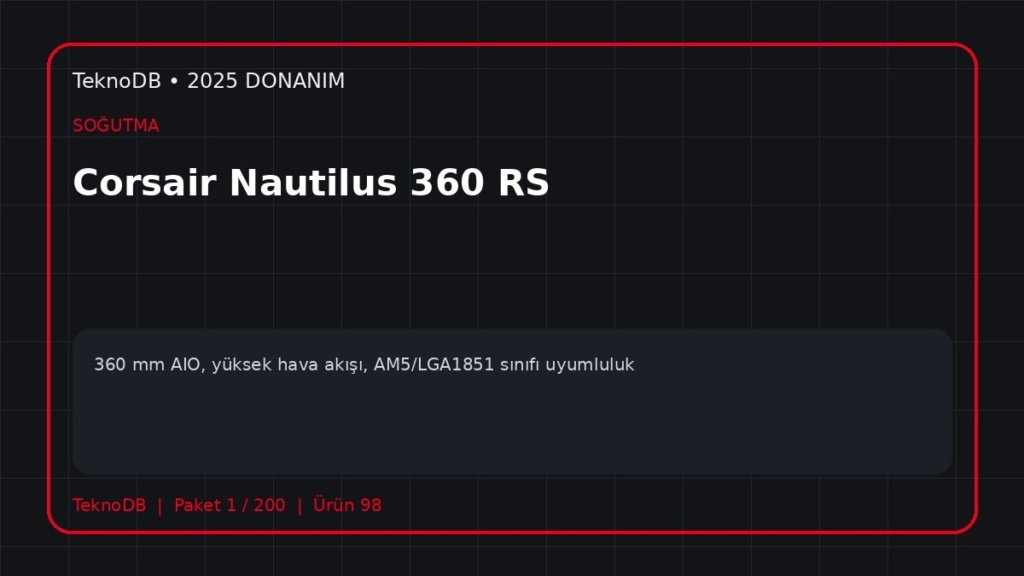 Corsair Nautilus 360 RS
