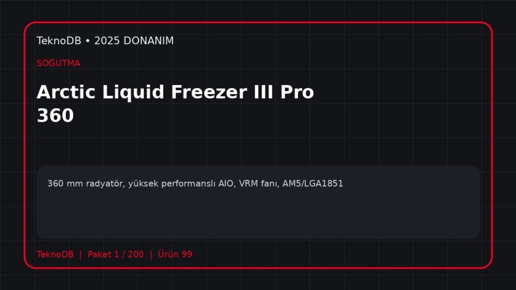 Arctic Liquid Freezer III Pro 360