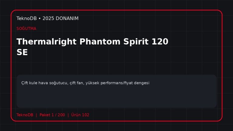 Thermalright Phantom Spirit 120 SE