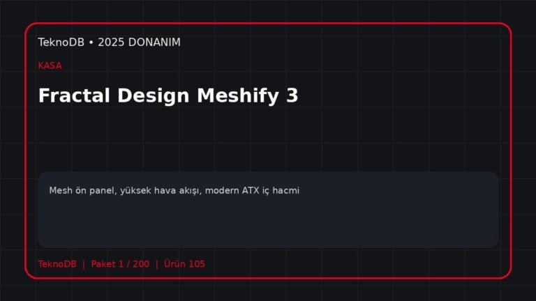 Fractal Design Meshify 3