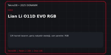 Lian Li O11D EVO RGB