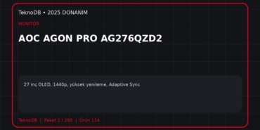 AOC AGON PRO AG276QZD2