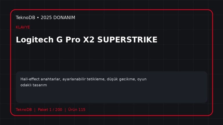 Logitech G Pro X2 SUPERSTRIKE