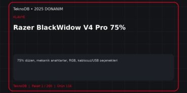 Razer BlackWidow V4 Pro 75%