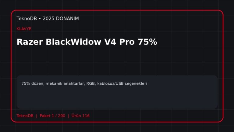 Razer BlackWidow V4 Pro 75%