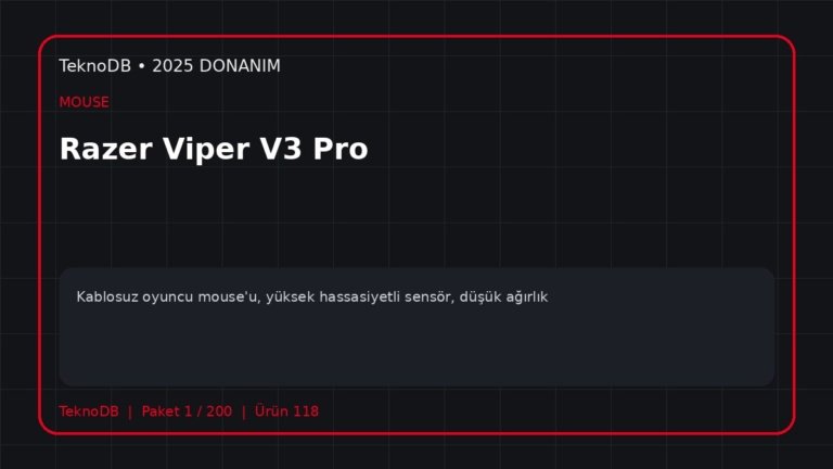 Razer Viper V3 Pro