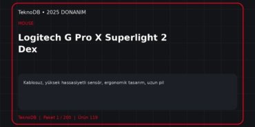Logitech G Pro X Superlight 2 Dex