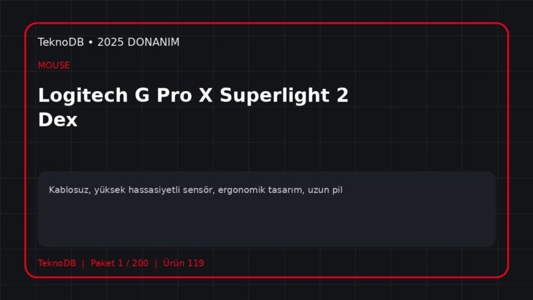 Logitech G Pro X Superlight 2 Dex