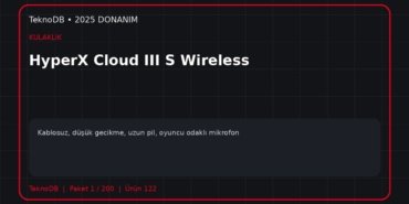 HyperX Cloud III S Wireless