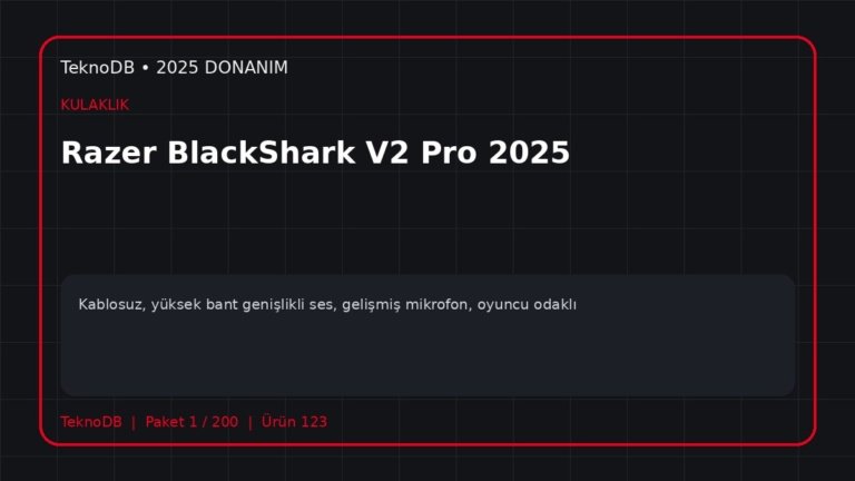 Razer BlackShark V2 Pro 2025