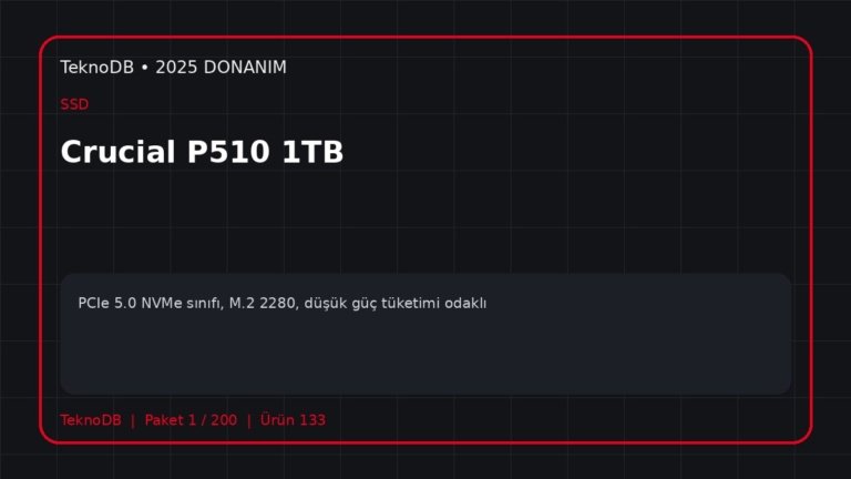 Crucial P510 1TB