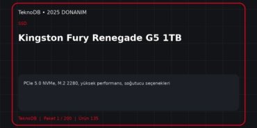 Kingston Fury Renegade G5 1TB