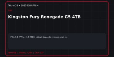Kingston Fury Renegade G5 4TB