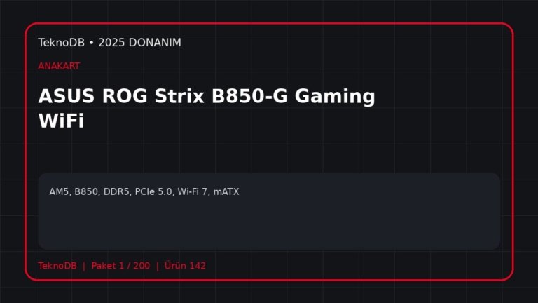 ASUS ROG Strix B850-G Gaming WiFi
