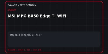 MSI MPG B850 Edge Ti WiFi