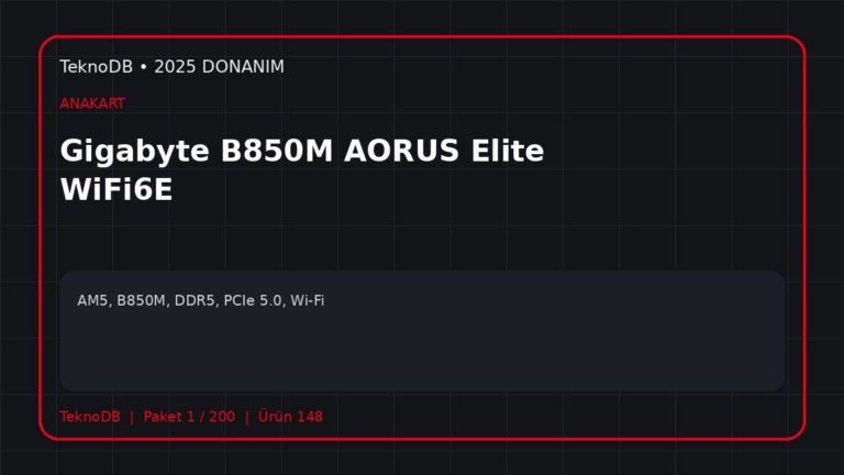 Gigabyte B850M AORUS Elite WiFi6E