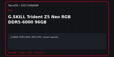 G.SKILL Trident Z5 Neo RGB DDR5-6000 96GB