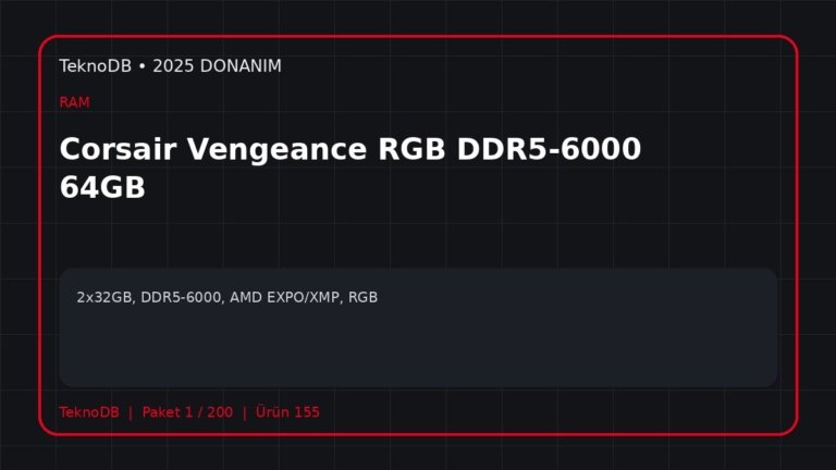 Corsair Vengeance RGB DDR5-6000 64GB