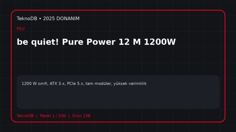 be quiet! Pure Power 12 M 1200W