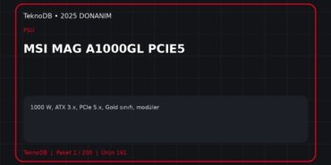 MSI MAG A1000GL PCIE5