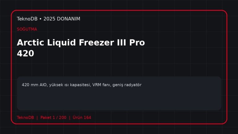 Arctic Liquid Freezer III Pro 420